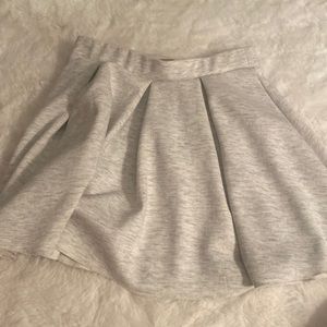 Grey skater skirt